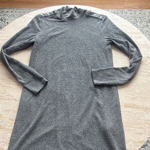 White House Black Market Gray sweater dress